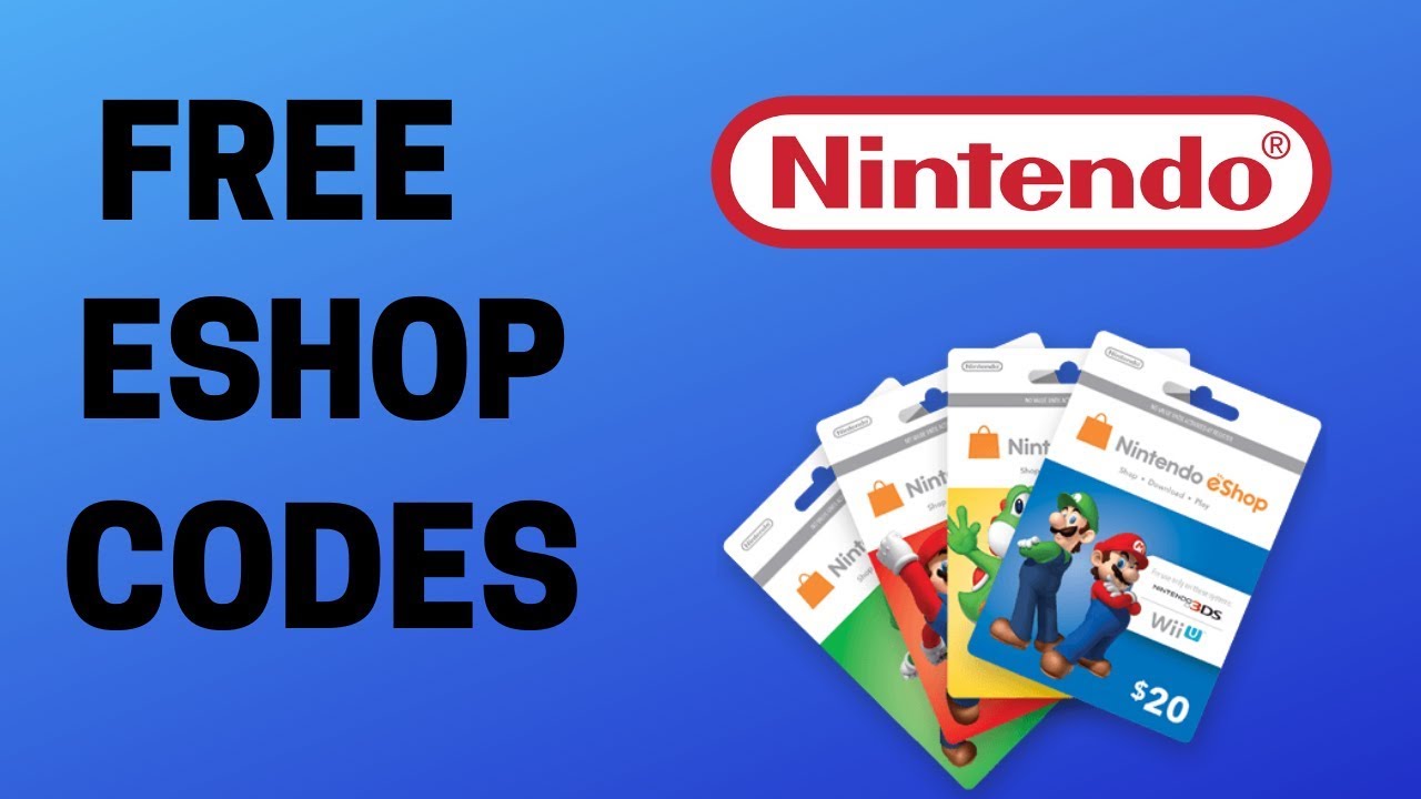 HOW to Get Free Nintendo eShop Gift Card Codes